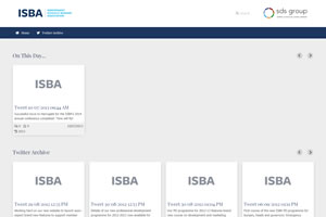 ISBA Twitter archive screenshot