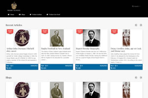 Rugby School Twitter archive screenshot